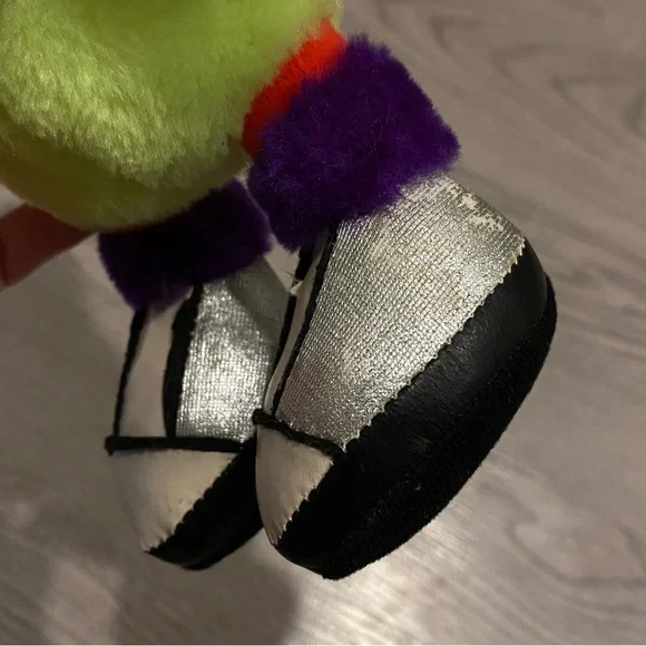 Vintage Great American Toy Co. Neon Green Alien UFO Bright Plush Stuffed Animal - Picture 8 of 14